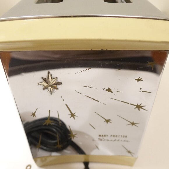 Vintage Atomic Mary Proctor Silex Starflite Mid Century Modern Toaster Working - Picture 10 of 11